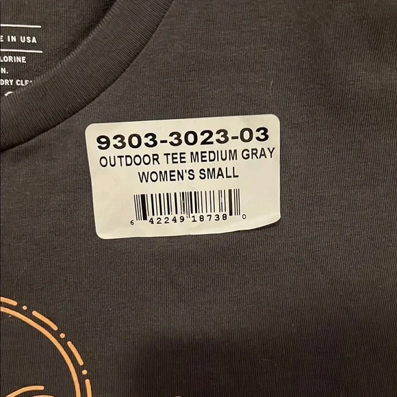 Darn Tough Women’s Grey T-shirt - Picture 3 of 4